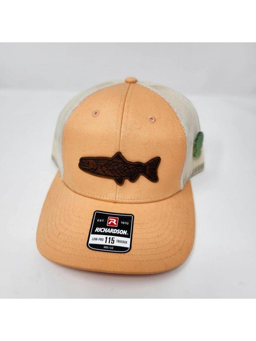 Richardson Low-Pro 115 Trucker Hat with Fish Patch